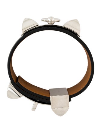Hermès Leather Collier de Chien Wrap Bracelet