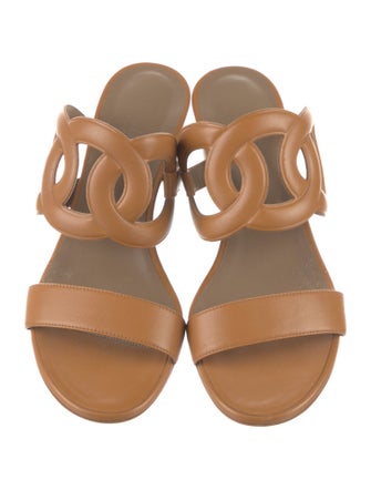 Hermès Bikini Chaîne d'Ancre Insignia Slides