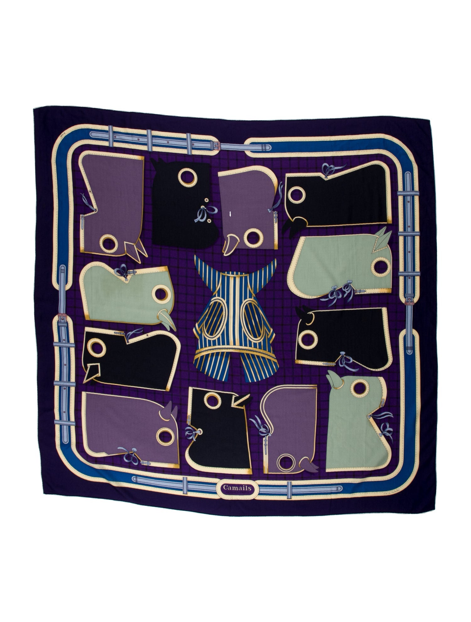 Hermès Camails Silk Shawl