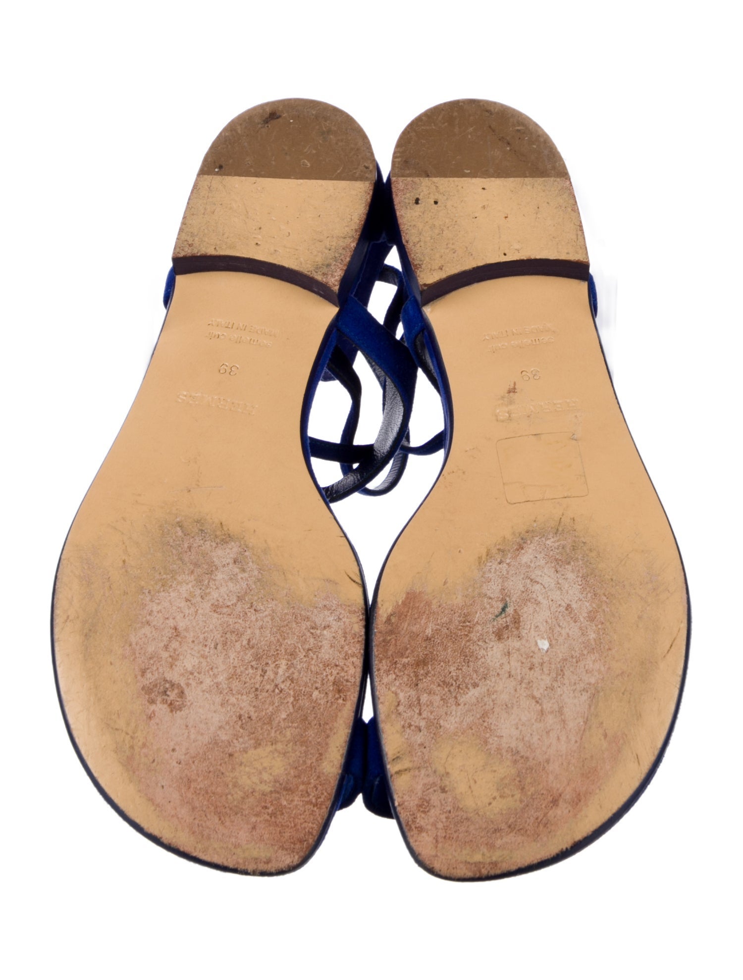 Hermès Suede Sandals