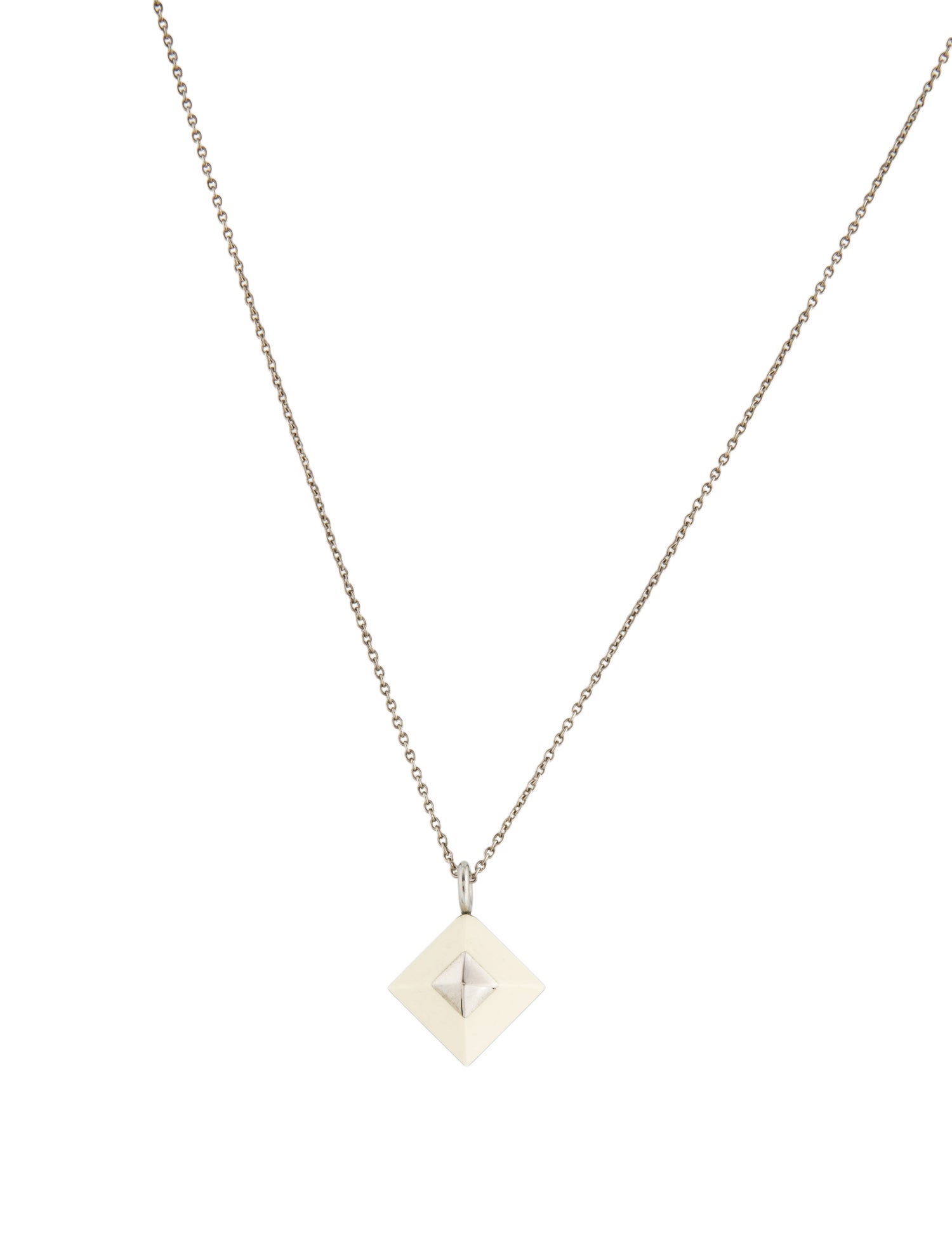 Hermès Medor Folk Pendant Necklace