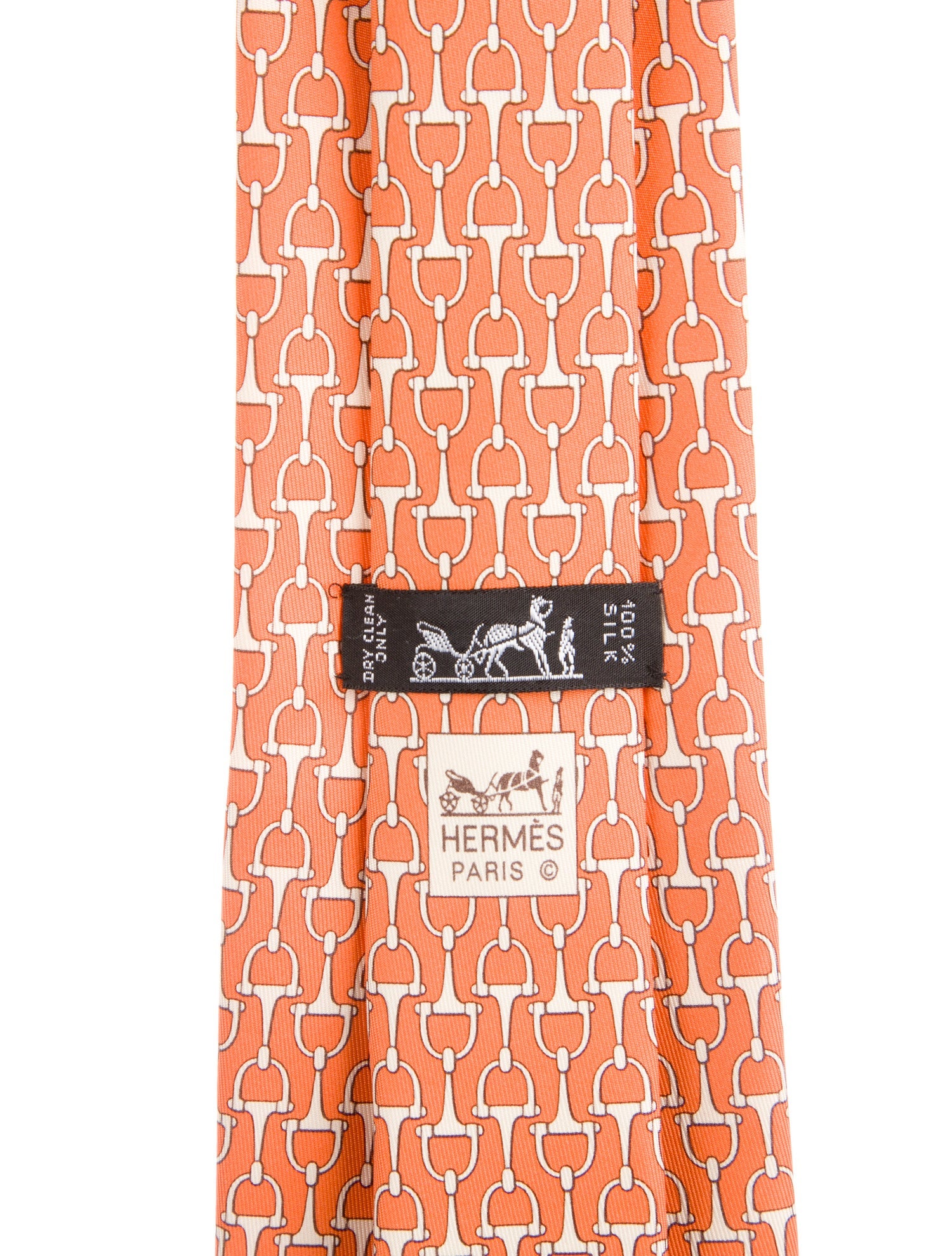 Hermès Silk Printed Tie