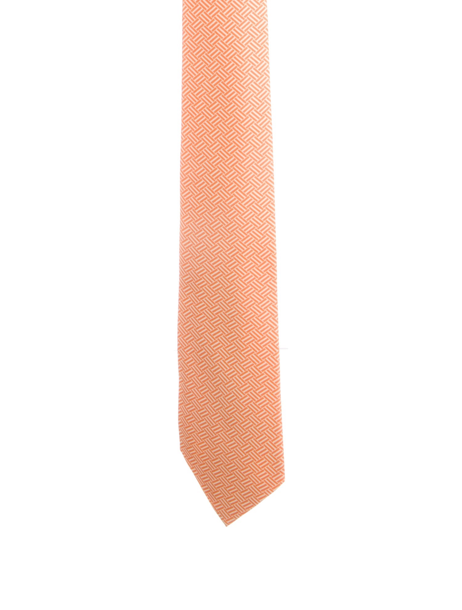 Hermès Silk Printed Tie