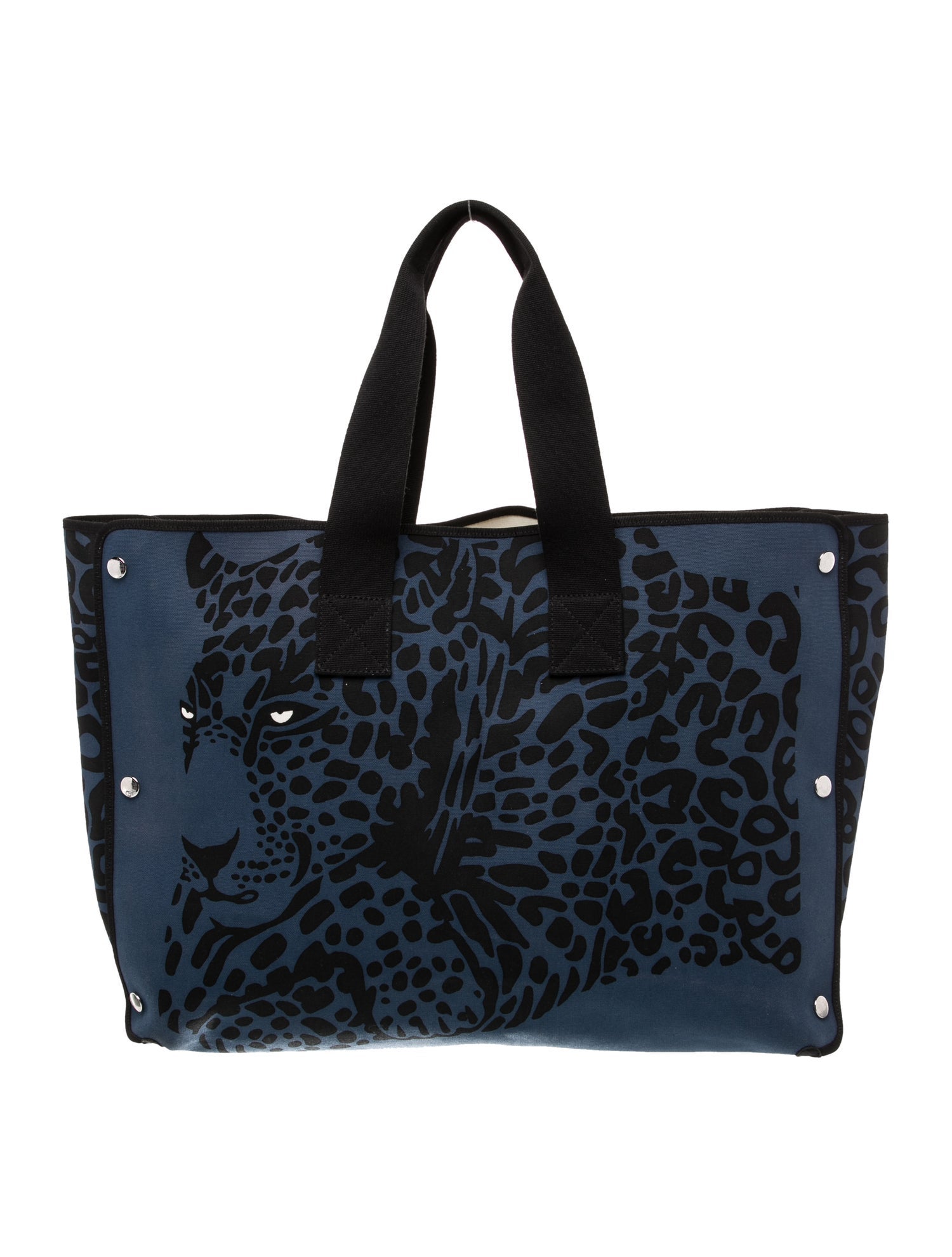 Hermès Toile Leopard Beach Tote