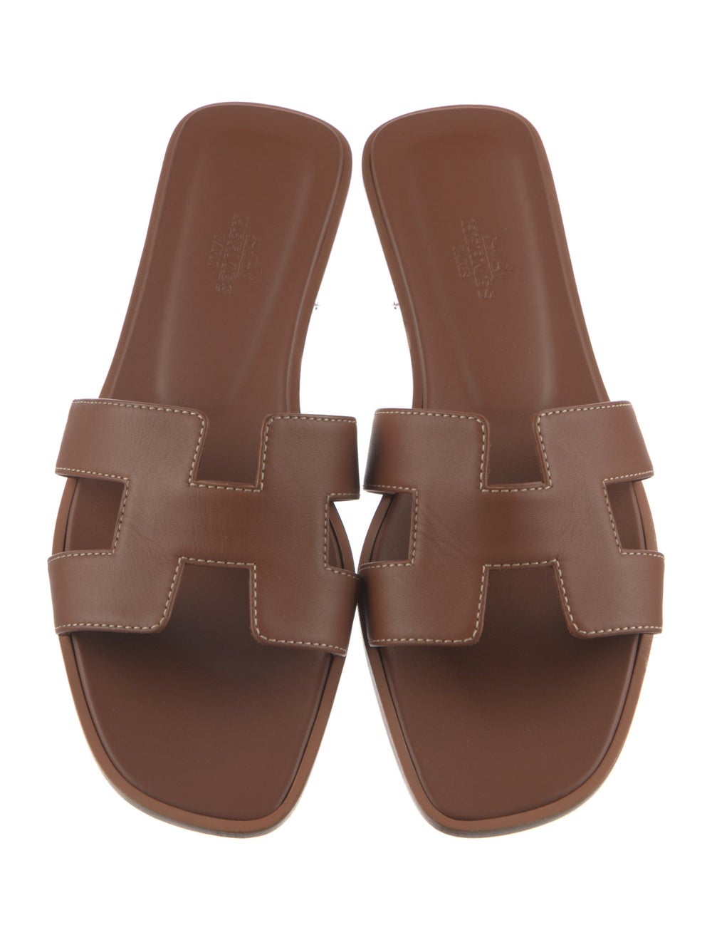 Hermès Oran Slides From the 2021 Collection Brown… - image 3