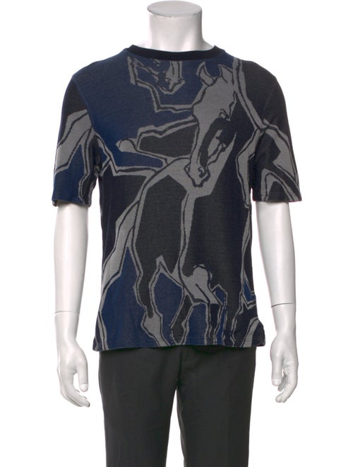 Hermès Graphic Print Crew Neck T-Shirt