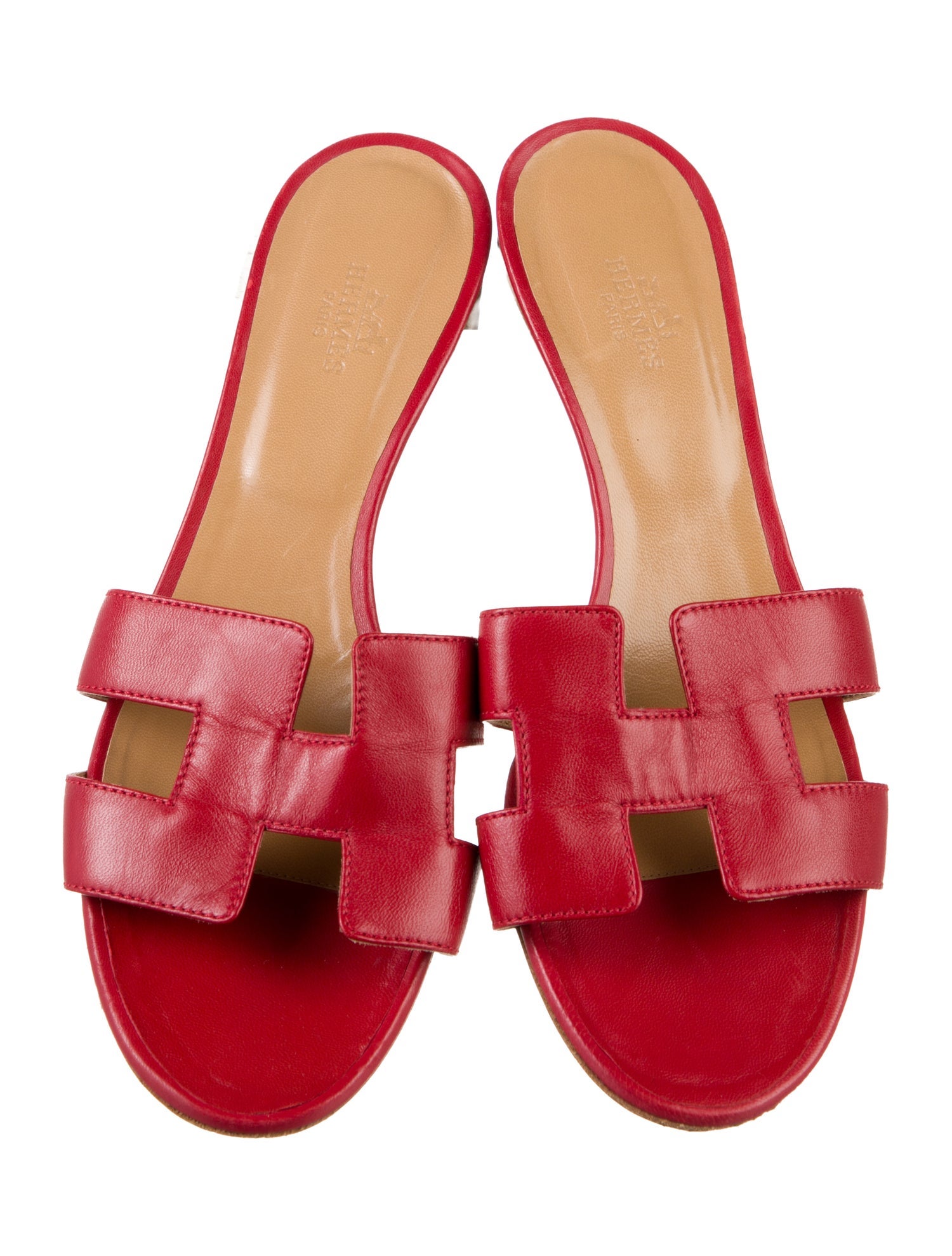 Hermès Oasis Leather Slides