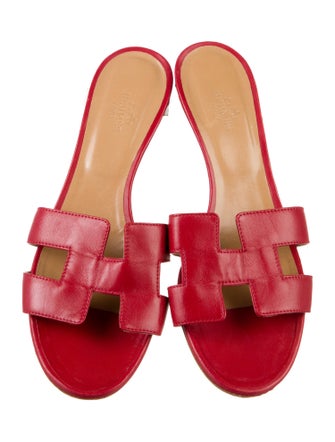 Hermès Oasis Leather Slides