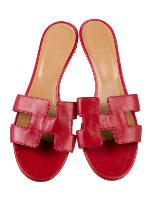 Hermès Oasis Leather Slides