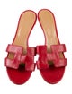 Hermès Oasis Leather Slides