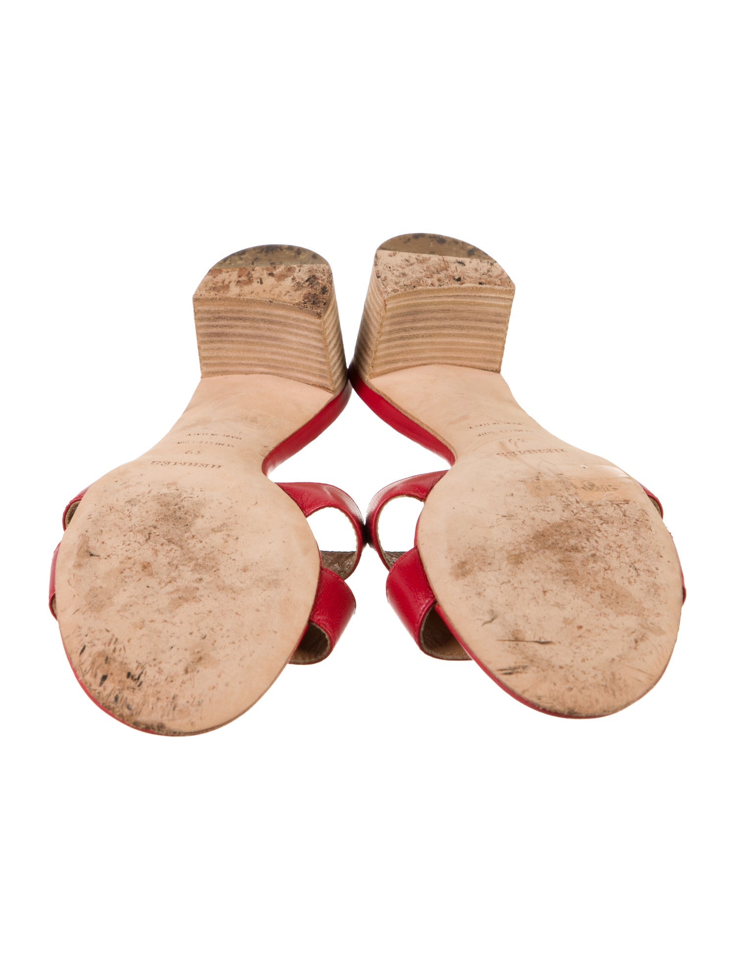 Hermès Oasis Leather Slides