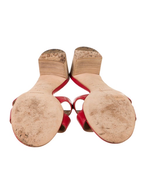 Hermès Oasis Leather Slides