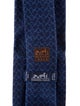 Hermès Silk Jacquard Patterned Tie