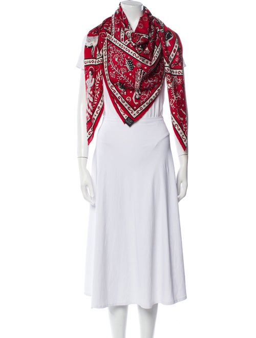 Hermès Peuple du Vent Cashmere Shawl