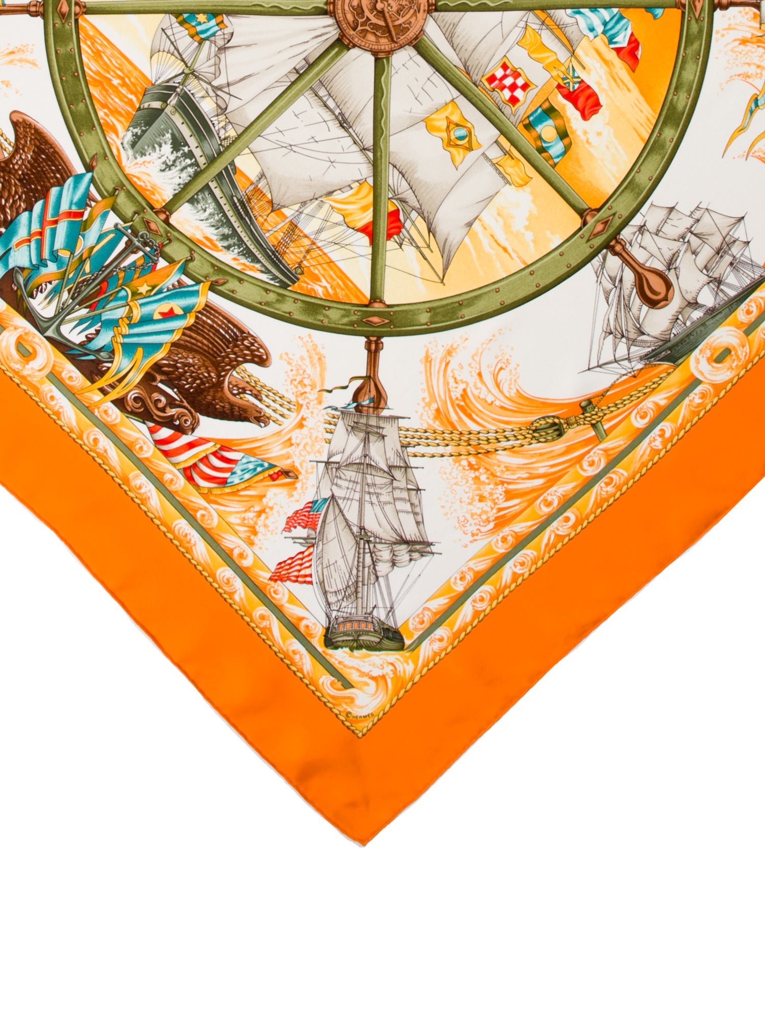 Hermès Vive Le Vent Silk Scarf