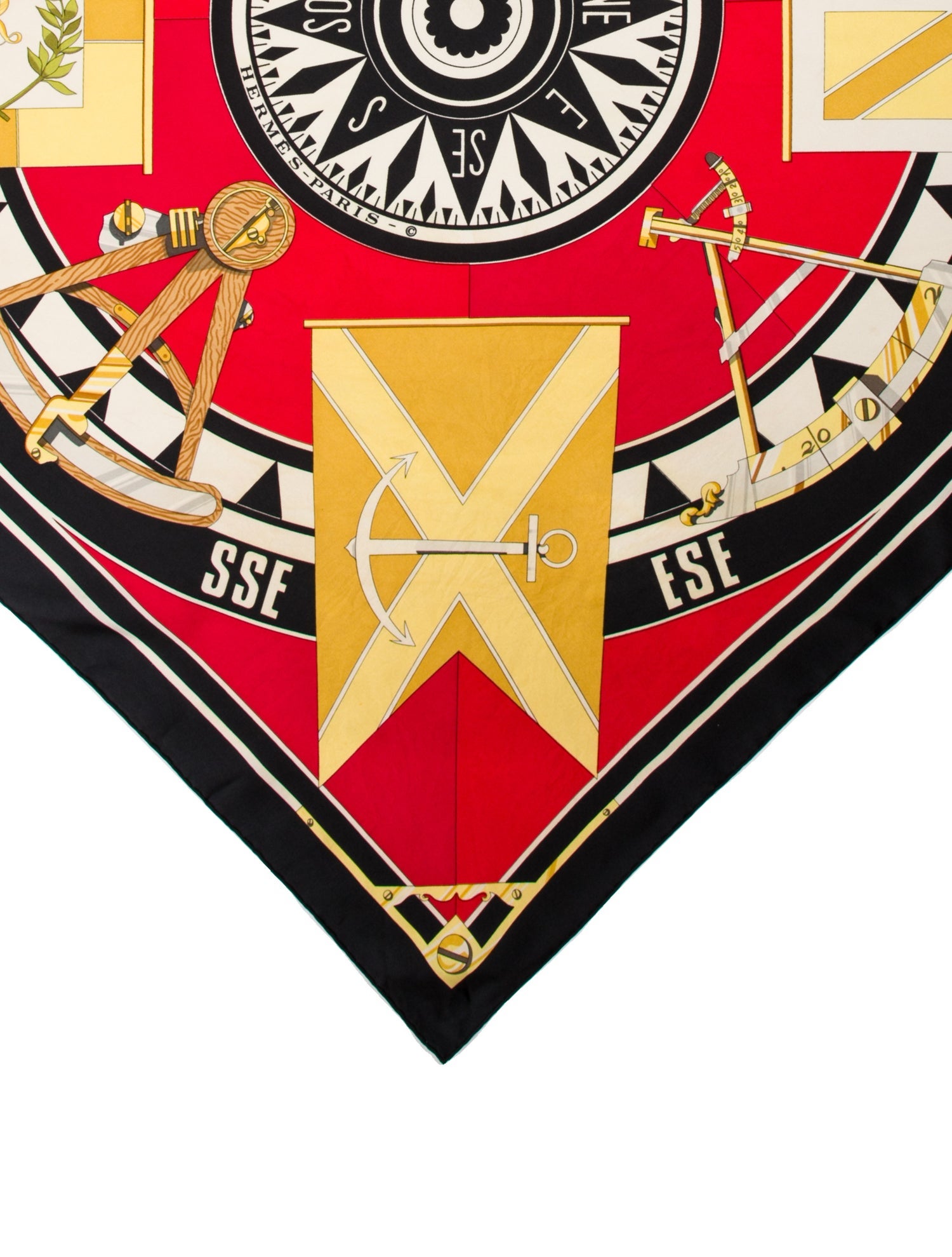 Hermès Sextants Silk Scarf