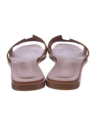 Hermès Oran Leather Slides