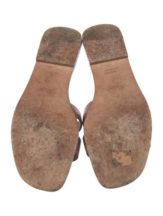 Hermès Oran Leather Slides