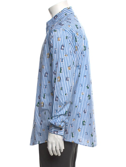 Hermès Chess Print Printed Dress Shirt