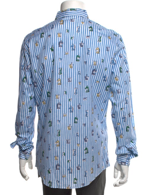 Hermès Chess Print Printed Dress Shirt