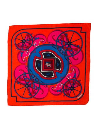 Hermès Washington's Carriage Silk Scarf