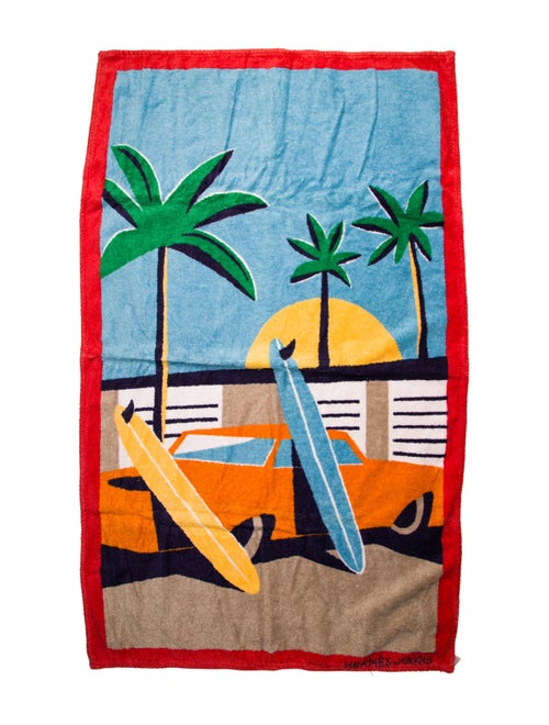 Hermès Bain Apres La Vague Beach Towel