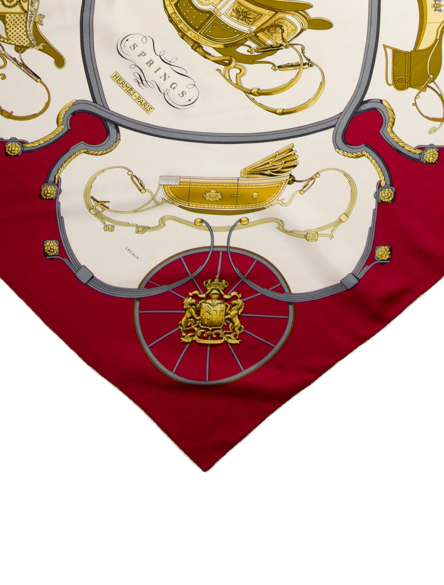 Hermès Springs Silk Scarf