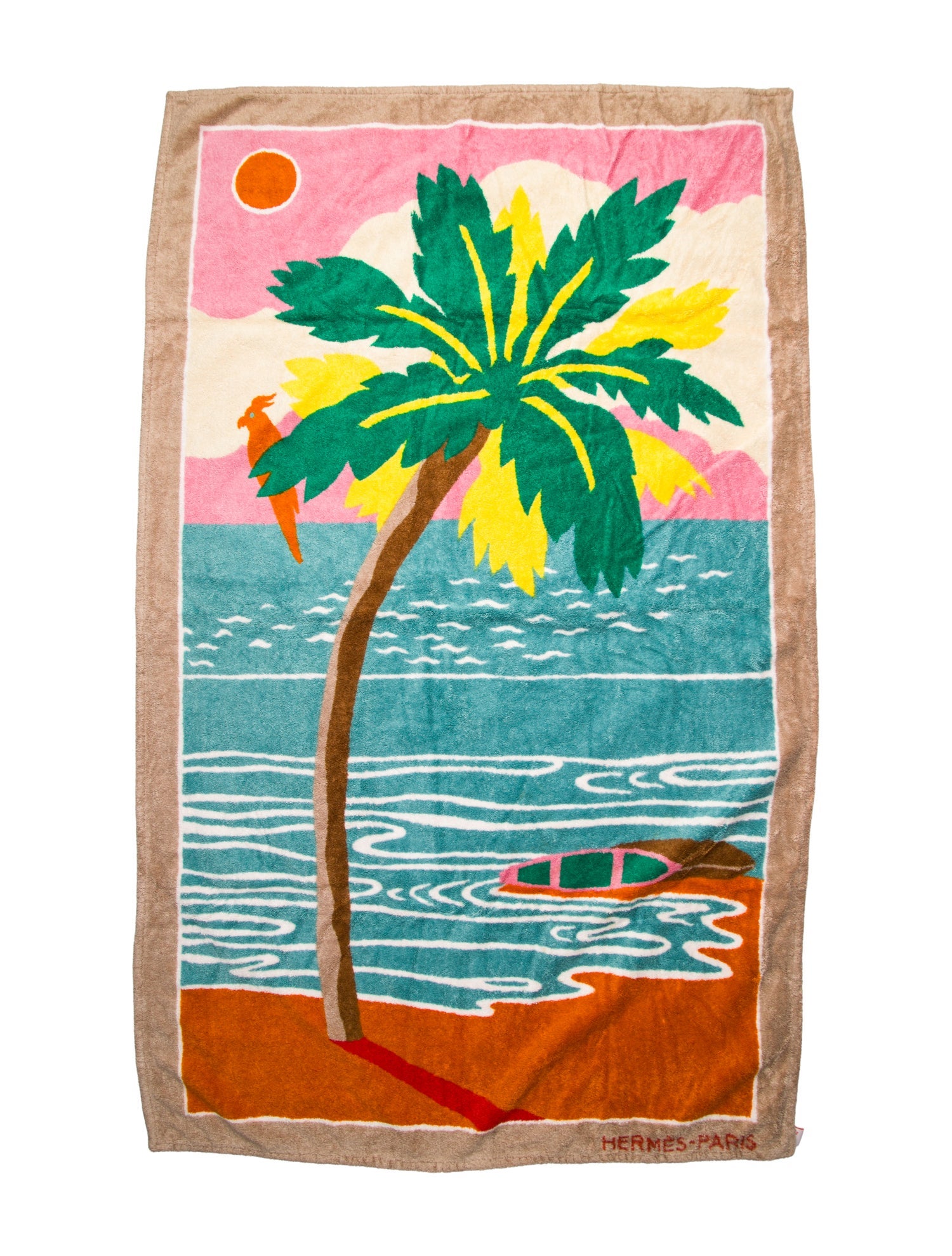 Hermès Tropiquet Beach Towel
