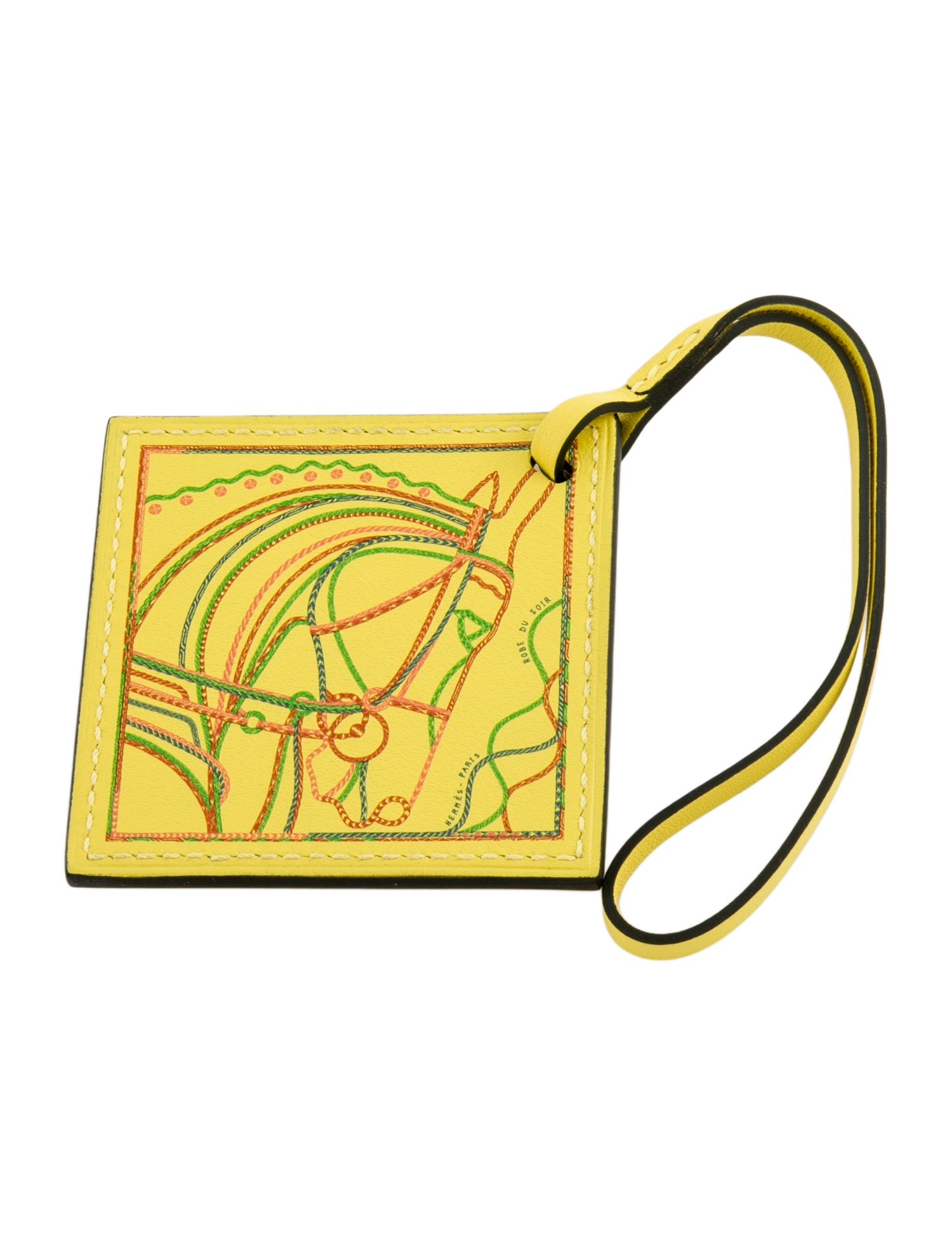 Hermès Swift Carre Nano 'Robe du Soir' Bag Charm