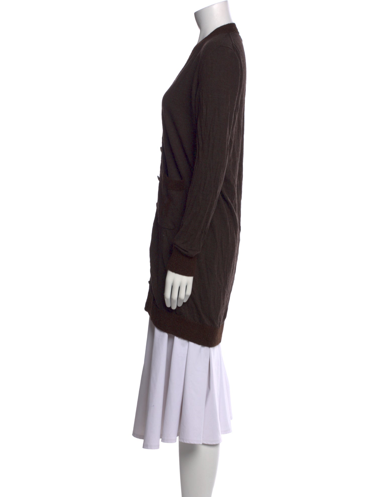 Hermès Wool V-Neck Sweater