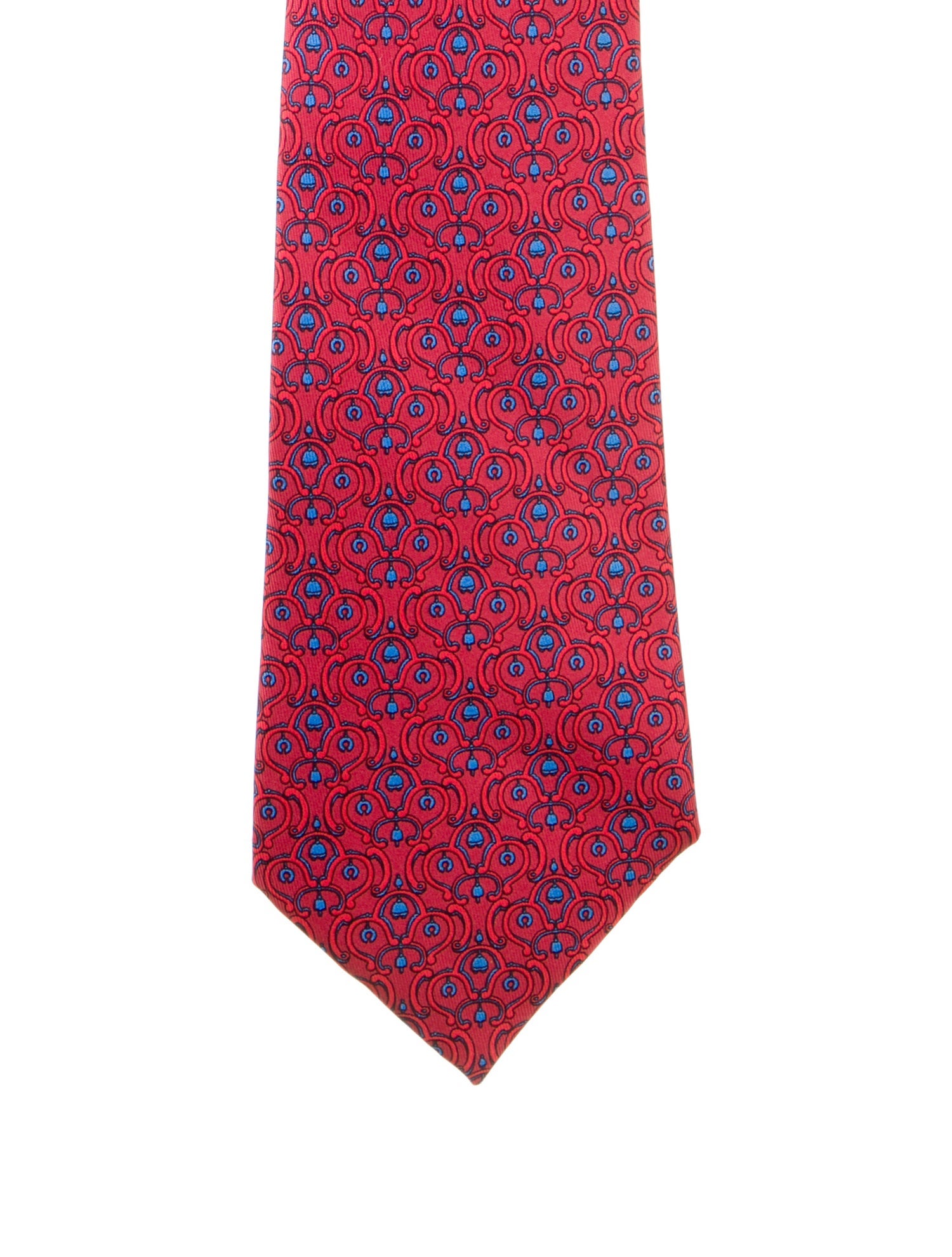 Hermès Printed Silk Tie