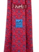Hermès Printed Silk Tie