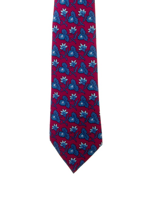 Hermès Printed Silk Tie