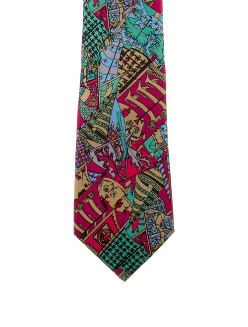 Hermès Silk Patterned Tie