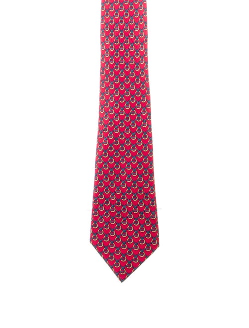 Hermès Silk Printed Tie