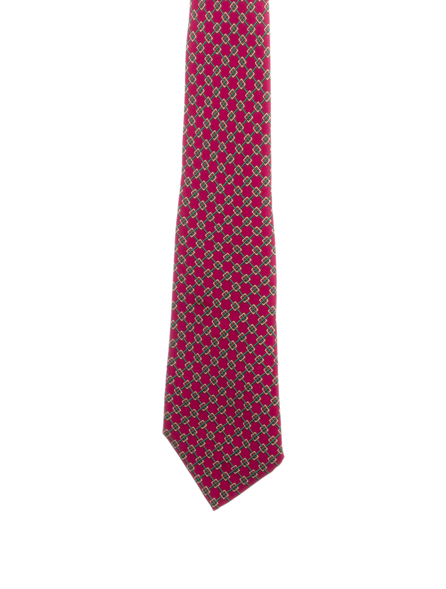 Hermès Silk Printed Tie