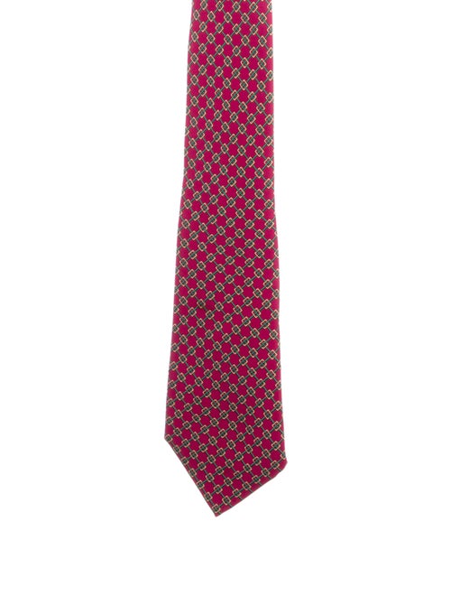 Hermès Silk Printed Tie