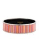 Hermès Wide Enamel Bangle Bracelet