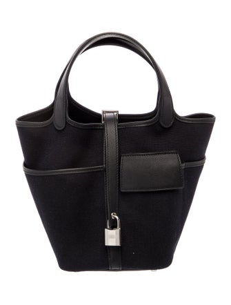 Hermès Toile Goeland & Swift Cargo Picotin Lock 18