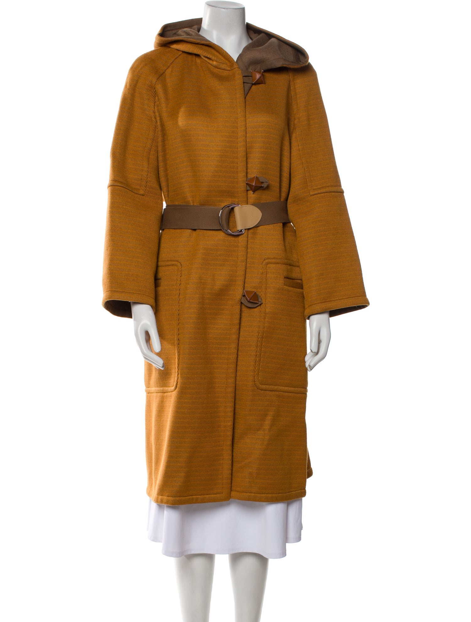 Hermès Cashmere Faux Fur Coat