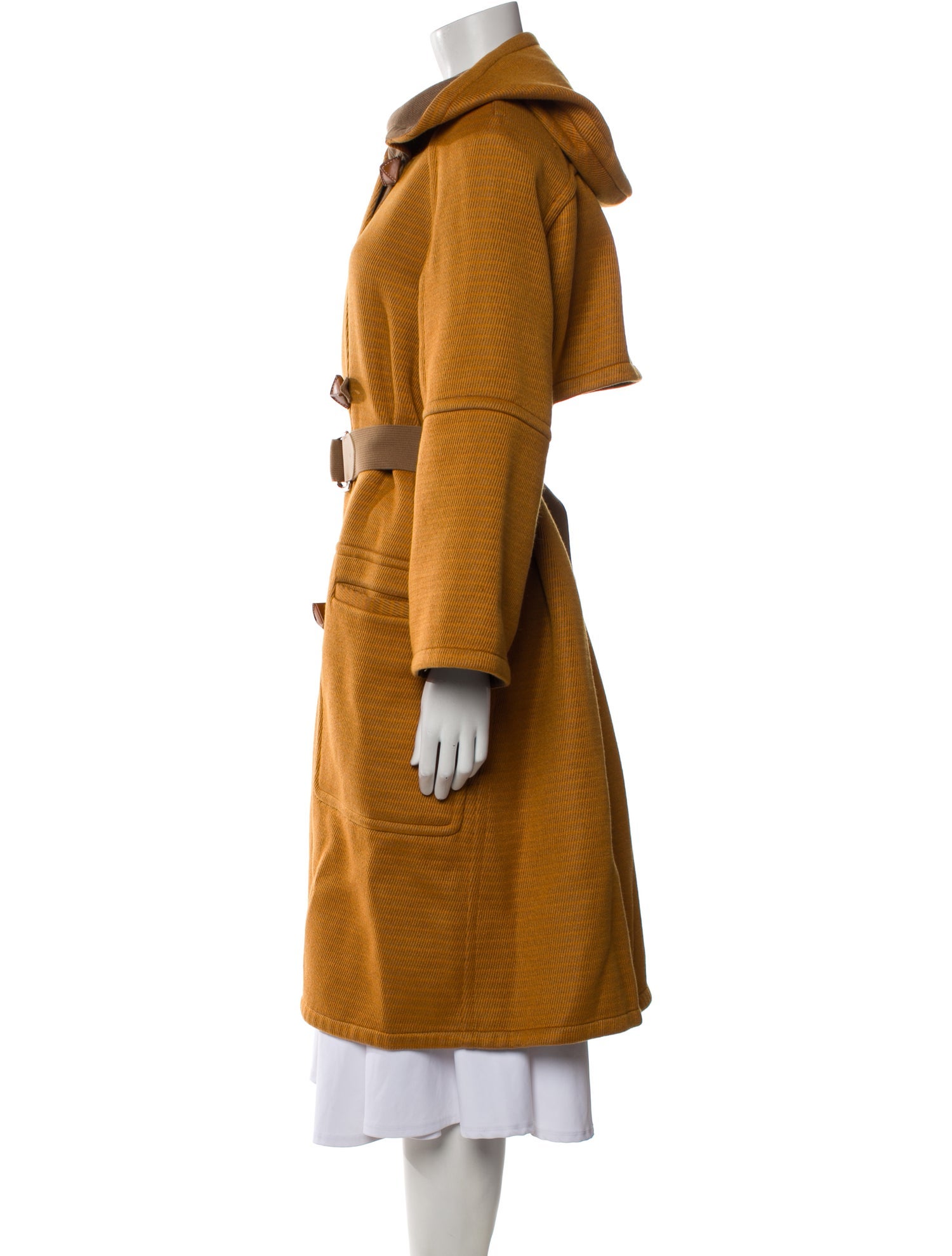 Hermès Cashmere Faux Fur Coat