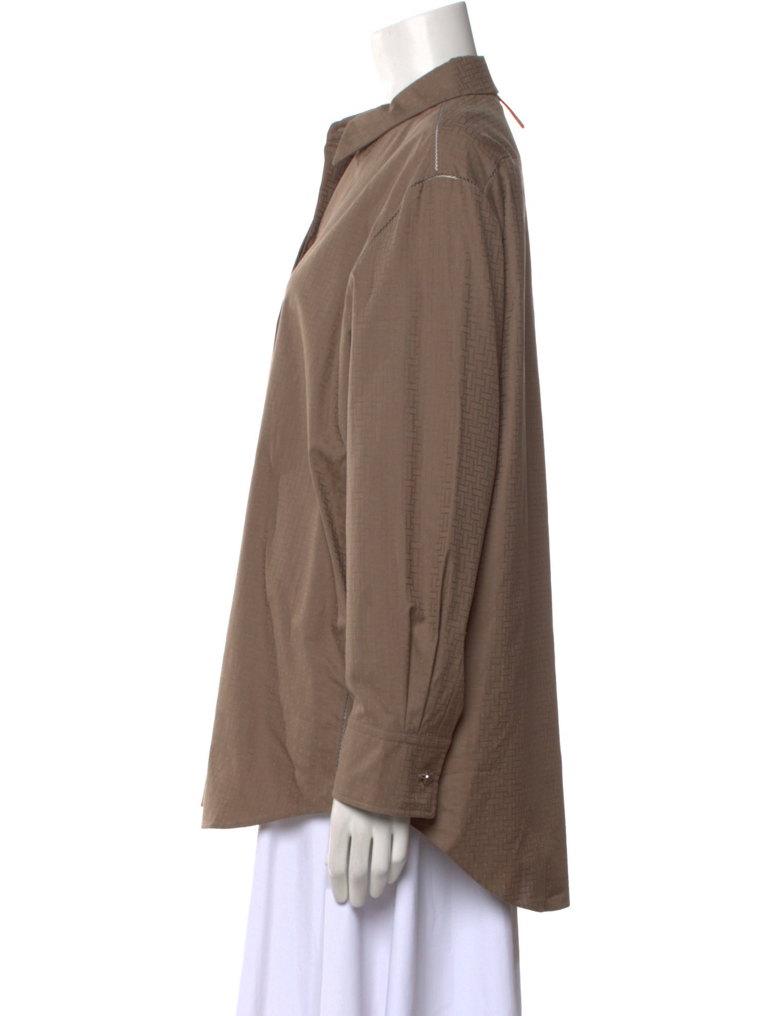 Hermès 2024 Mosaique Button-Up Top w/ Tags