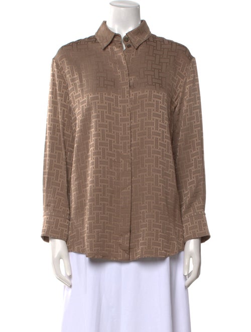 Hermès 2024 Mosaique Button-Up Top