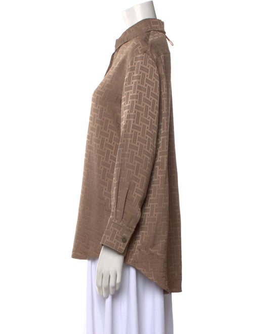 Hermès 2024 Mosaique Button-Up Top