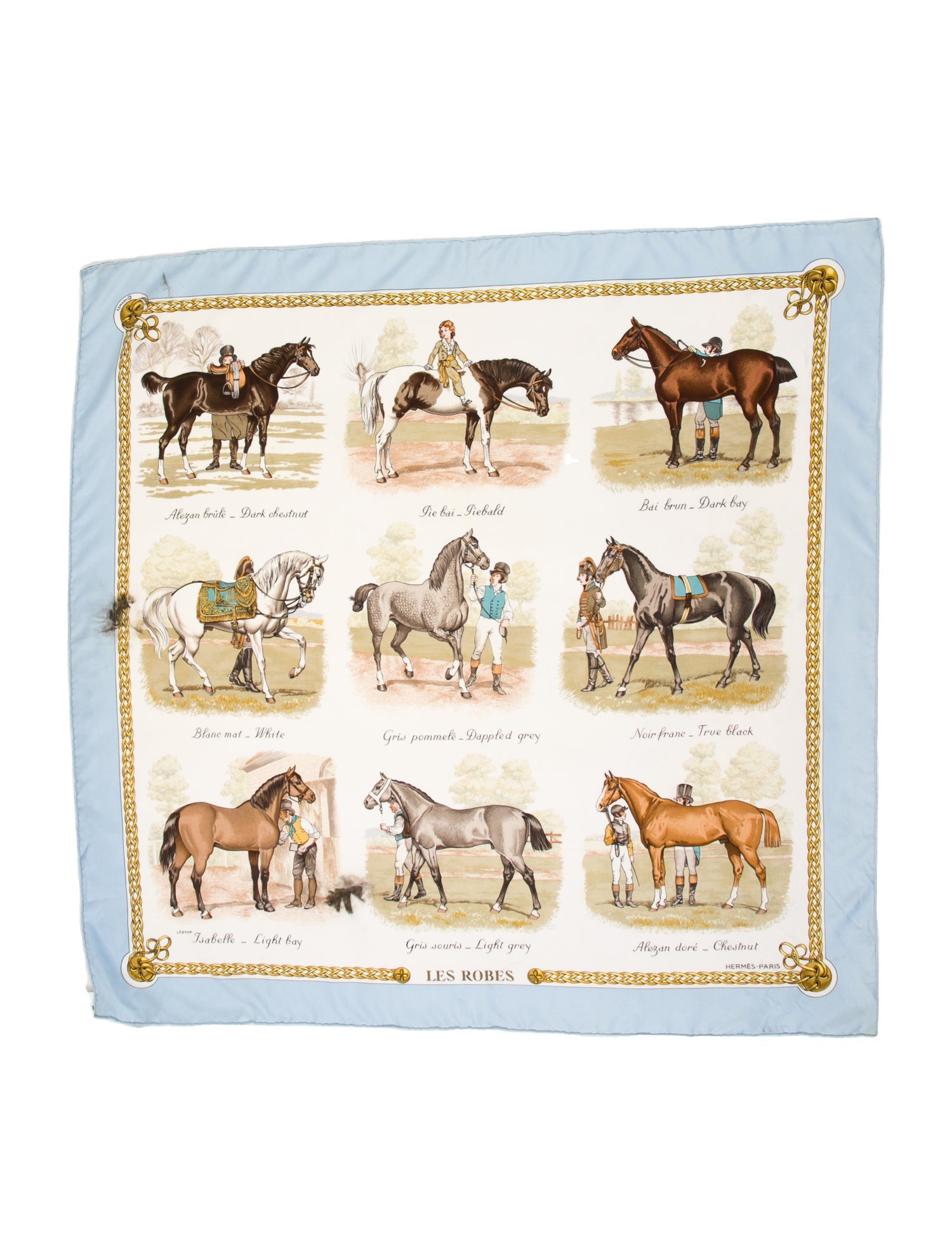 Hermès Les Robes Silk Scarf