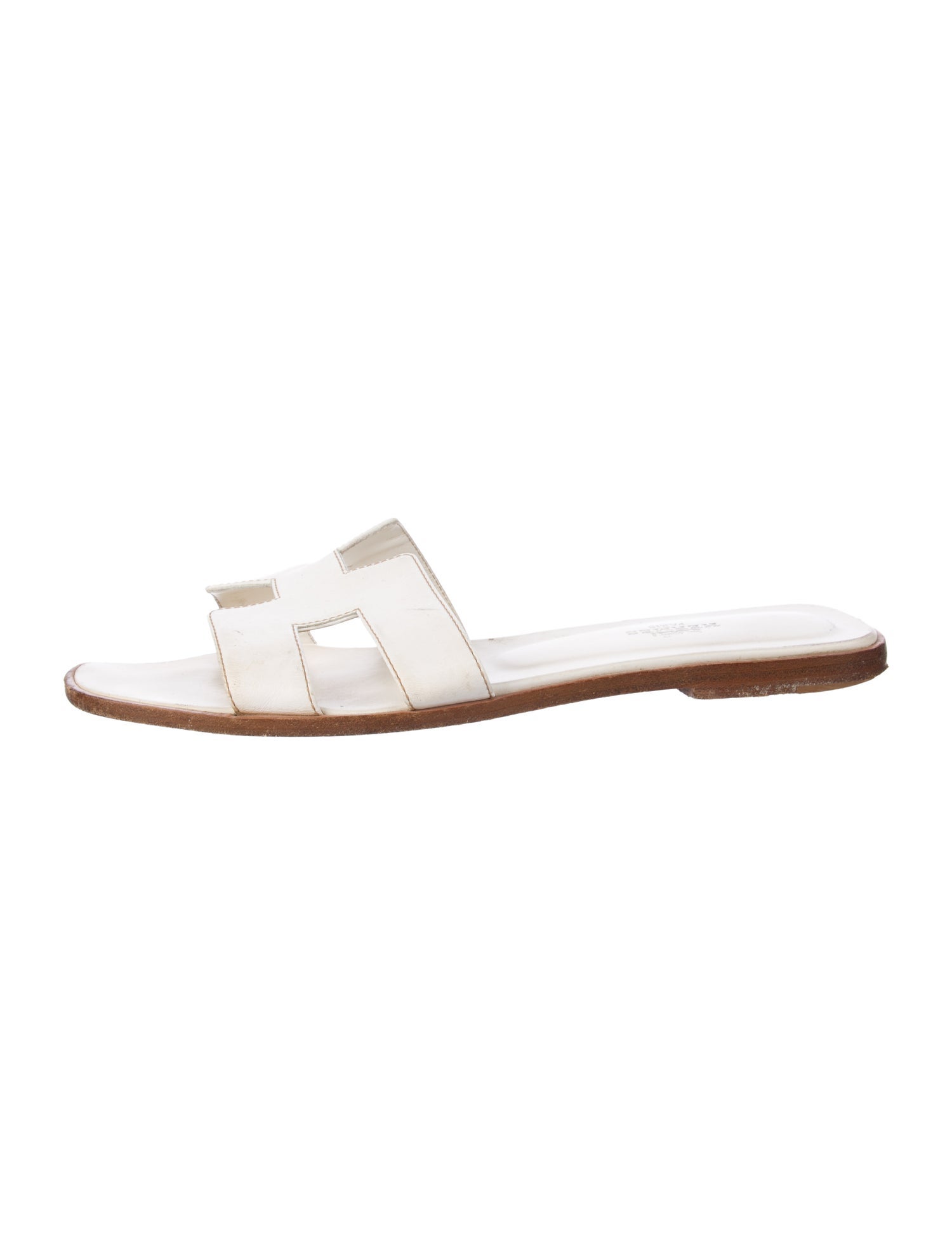 Hermès Oran Leather Slides