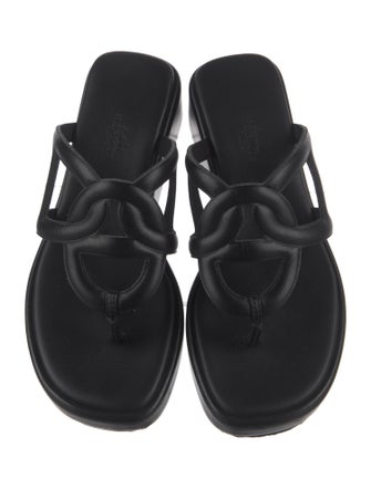 Hermès Gipsy Chaîne d'Ancre Insignia Flip Flops