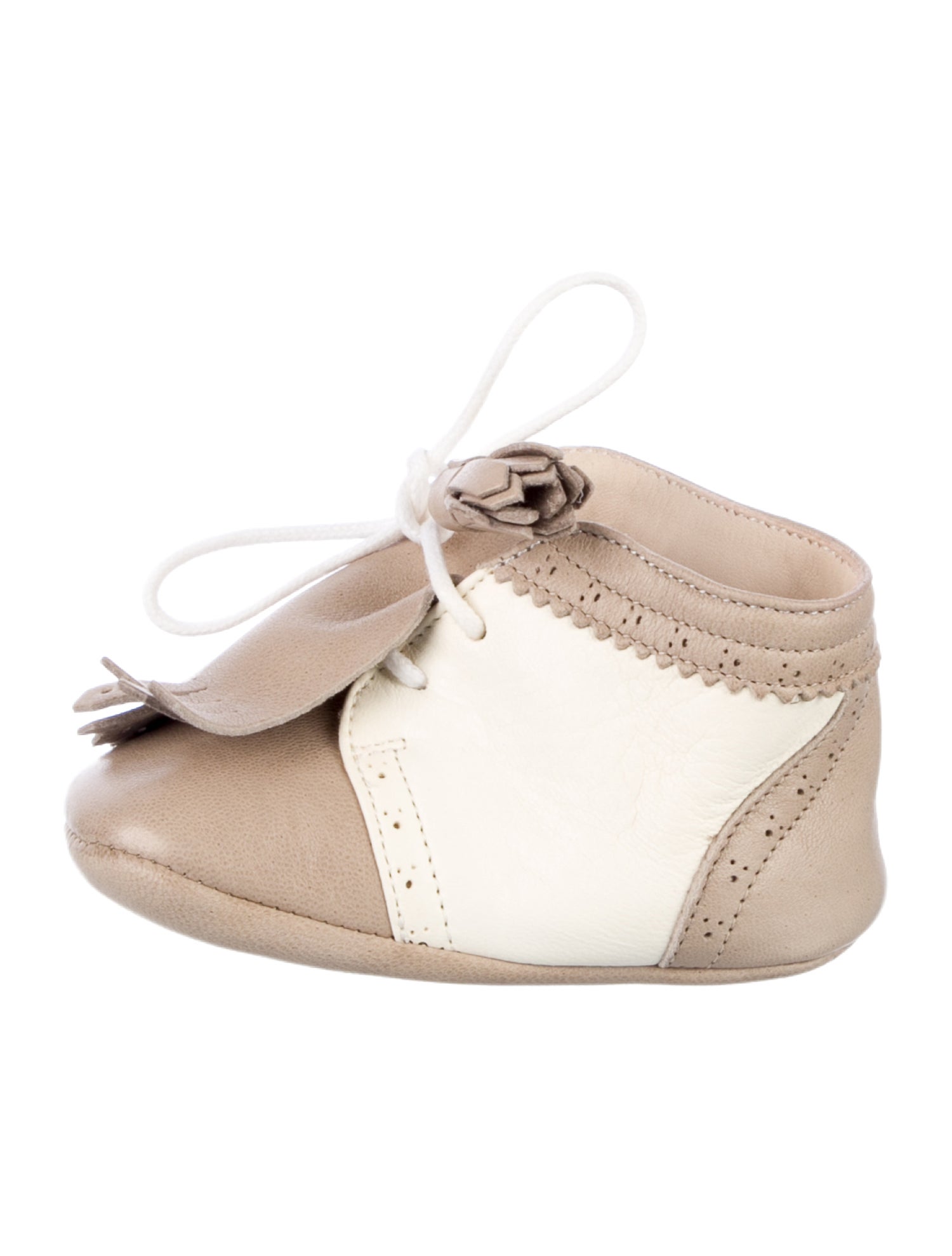 Hermès Infant Boys' Leather Tassel Embellished Shoes