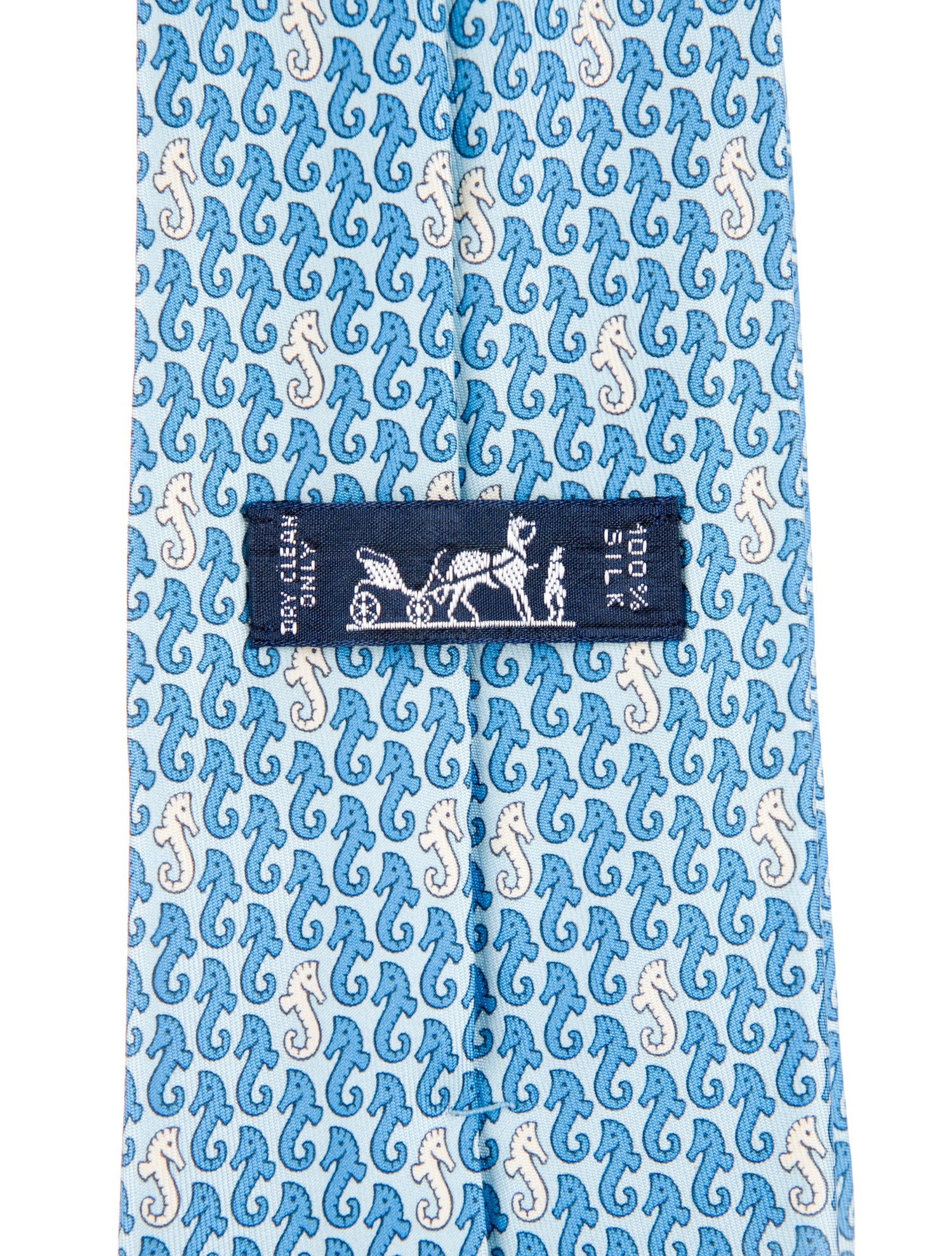 Hermès Patterned Silk Tie