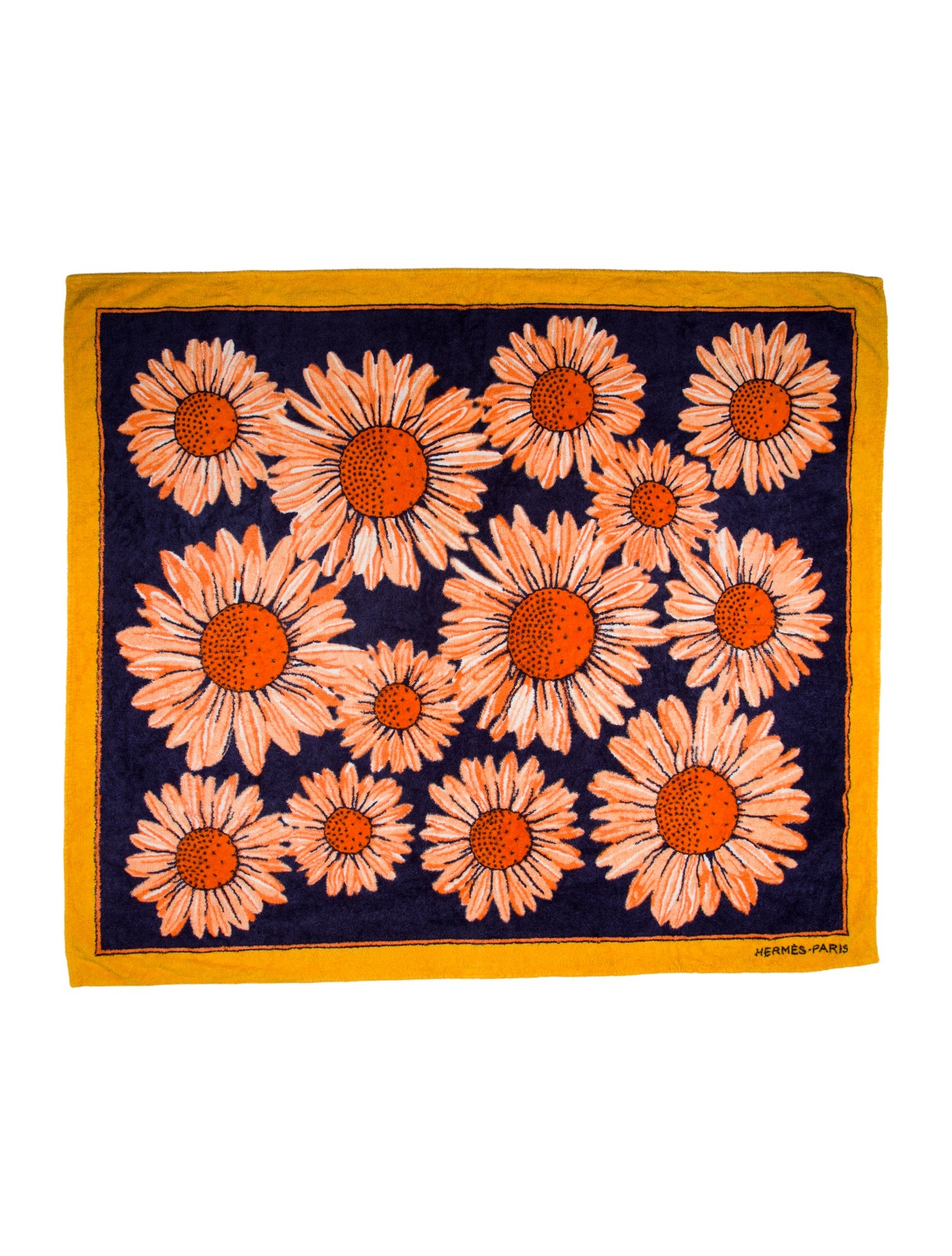 Hermès Sunflower Beach Towel